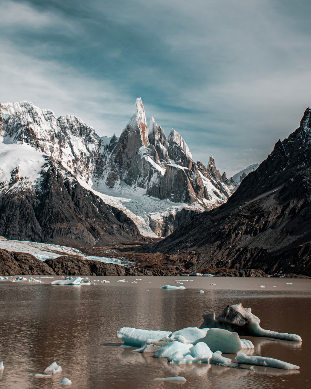Patagonian mountain ridge