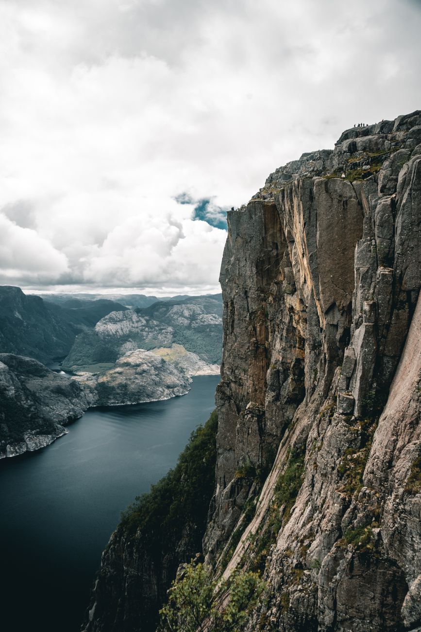 Nordic fjord coastline